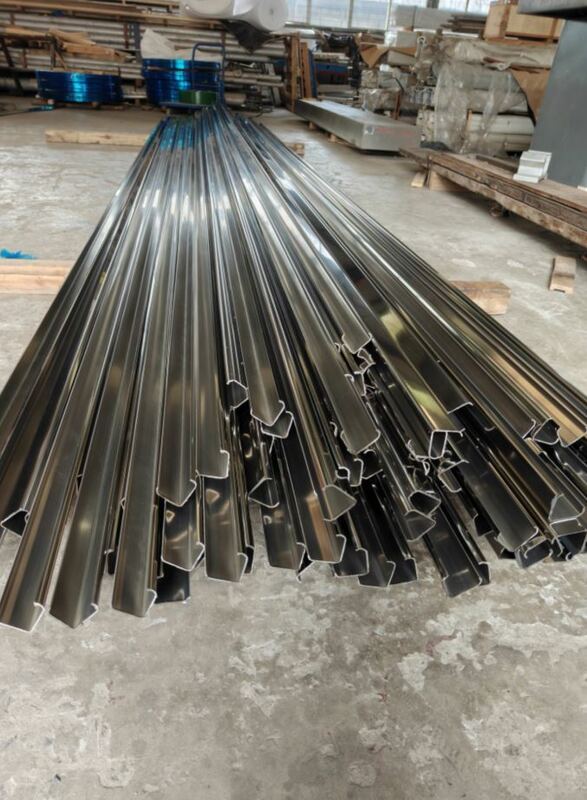 Aleación de aluminio 7005, perfil extruido de aluminio de 4800 mm de longitud para viga de alimentación de equipo de perforación de roca hidráulica